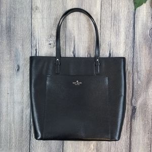 Kate Spade Grand Street Sadie Black Leather Tote